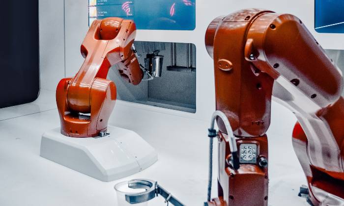 robot working
